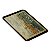 London England Vintage Travel Magnet (Rechte Seite)