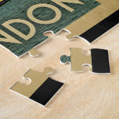 London England Vintage Travel Puzzle (Seite)