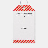 London - England - Weihnachten Geschenkanhänger (Rückseite)