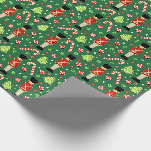 London England Weihnachtsgeschenk Wrapping Paper Geschenkpapier (Ecke)