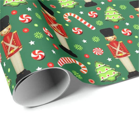 London England Weihnachtsgeschenk Wrapping Paper Geschenkpapier (Rolleneckpunkt)