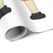 London England Weihnachtswrapping Paper Geschenkpapier (Rolleneckpunkt)