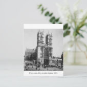 London England, Westminster Abbey 1903 Postkarte (Stehend Vorderseite)
