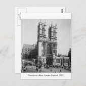 London England, Westminster Abbey 1903 Postkarte (Vorne/Hinten)