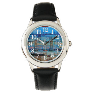 London, Englands historische Tower Bridge Armbanduhr