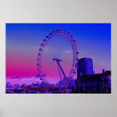 London Eye Art Poster (Vorne)