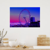 London Eye Art Poster (Küche)