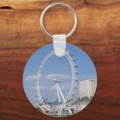 London Eye Button Schlüsselanhänger (Vorderseite)
