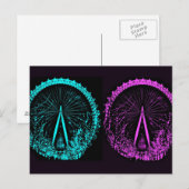 London Eye Collage Postkarte (Vorne/Hinten)