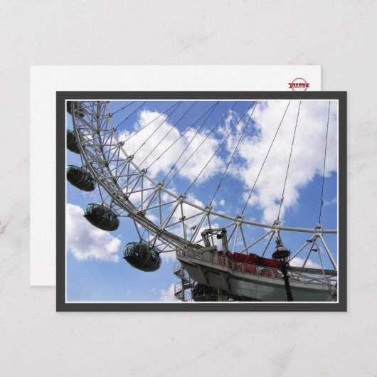 London Eye Crop Postcard Postkarte (Vorne/Hinten)