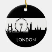 London Eye Decoration Keramik Ornament (Vorne)
