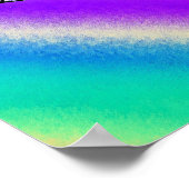 London Eye Digital Image Poster (Ecke)