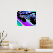 London Eye Digital Image Poster (Küche)