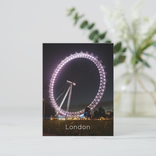 London Eye Feiertagspostkarte (Stehend Vorderseite)