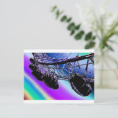 London Eye Ferris Postkarte (Stehend Vorderseite)