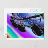 London Eye Ferris Postkarte (Vorne/Hinten)