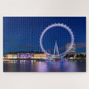 LONDON EYE FERRIS WHEEL BY NIGHT PUZZLE