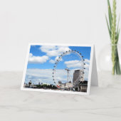 London Eye Ferris wheel, London, England Karte (Vorderseite)
