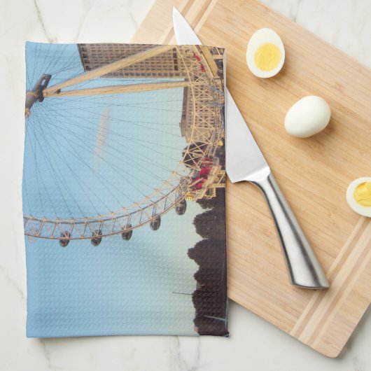 London Eye Handtuch (Viertel Falte)