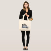 London Eye Jumbo Stoffbeutel (Vorderseite (Model))