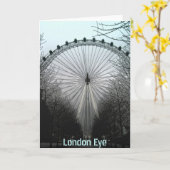 London Eye Karte (Gelbe Blume)