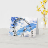 London Eye Karte (Gelbe Blume)