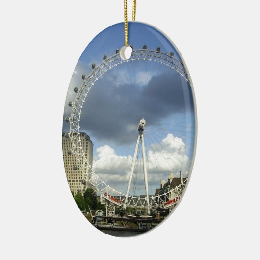 London Eye Keramik Ornament (Links)