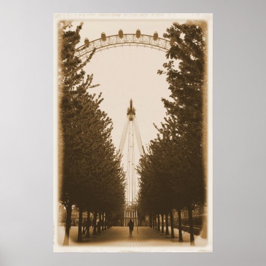 London Eye - Lauf der Linie Poster (Vorne)