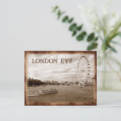London Eye (Millennium Wheel) Postkarte (Stehend Vorderseite)