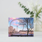 London Eye Observation Wheel #2 Postcard Postkarte (Stehend Vorderseite)