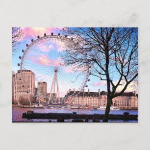 London Eye Observation Wheel #2 Postcard Postkarte