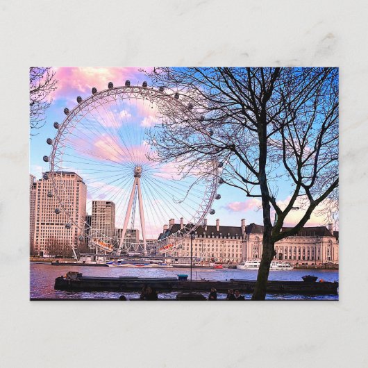 London Eye Observation Wheel #2 Postcard Postkarte (Vorderseite)