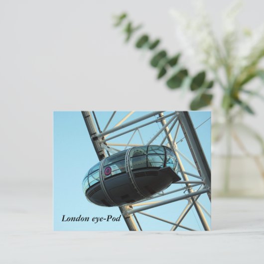 London eye Pod Postcard Postkarte (Stehend Vorderseite)
