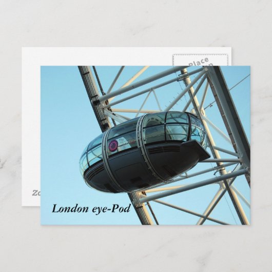 London eye Pod Postcard Postkarte (Vorne/Hinten)