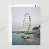 London Eye Postcard Postkarte (Vorne/Hinten)