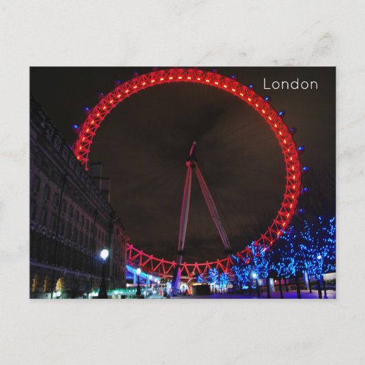London Eye Postcard Postkarte (Vorderseite)