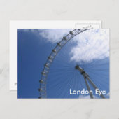 London Eye Postcard Postkarte (Vorne/Hinten)