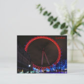 London Eye Postkarte (Stehend Vorderseite)