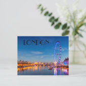 London Eye Postkarte (Stehend Vorderseite)