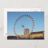 London Eye Postkarte (Vorne/Hinten)