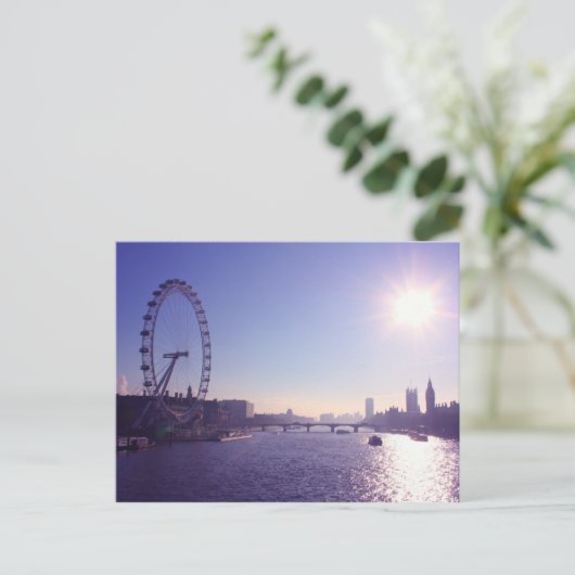 London Eye Postkarte (Stehend Vorderseite)