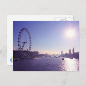 London Eye Postkarte (Vorne/Hinten)