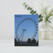 London Eye Postkarte (Stehend Vorderseite)