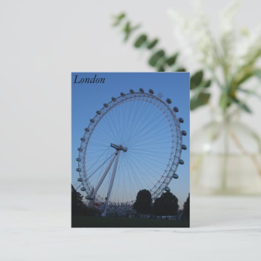 London Eye Postkarte (Stehend Vorderseite)