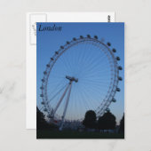 London Eye Postkarte (Vorne/Hinten)
