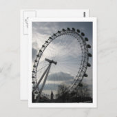 London Eye Postkarte (Vorne/Hinten)