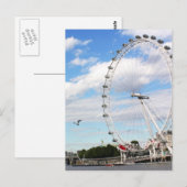 London Eye Postkarte (Vorne/Hinten)