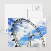 London Eye Postkarte (Vorne/Hinten)