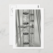 London Eye Postkarte (Vorne/Hinten)