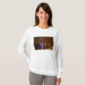 London Eye, River Thames und Lichter von T-Shirt (Vorne ganz)
